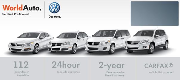 World Auto Certified Pre-Owned Volkswagen